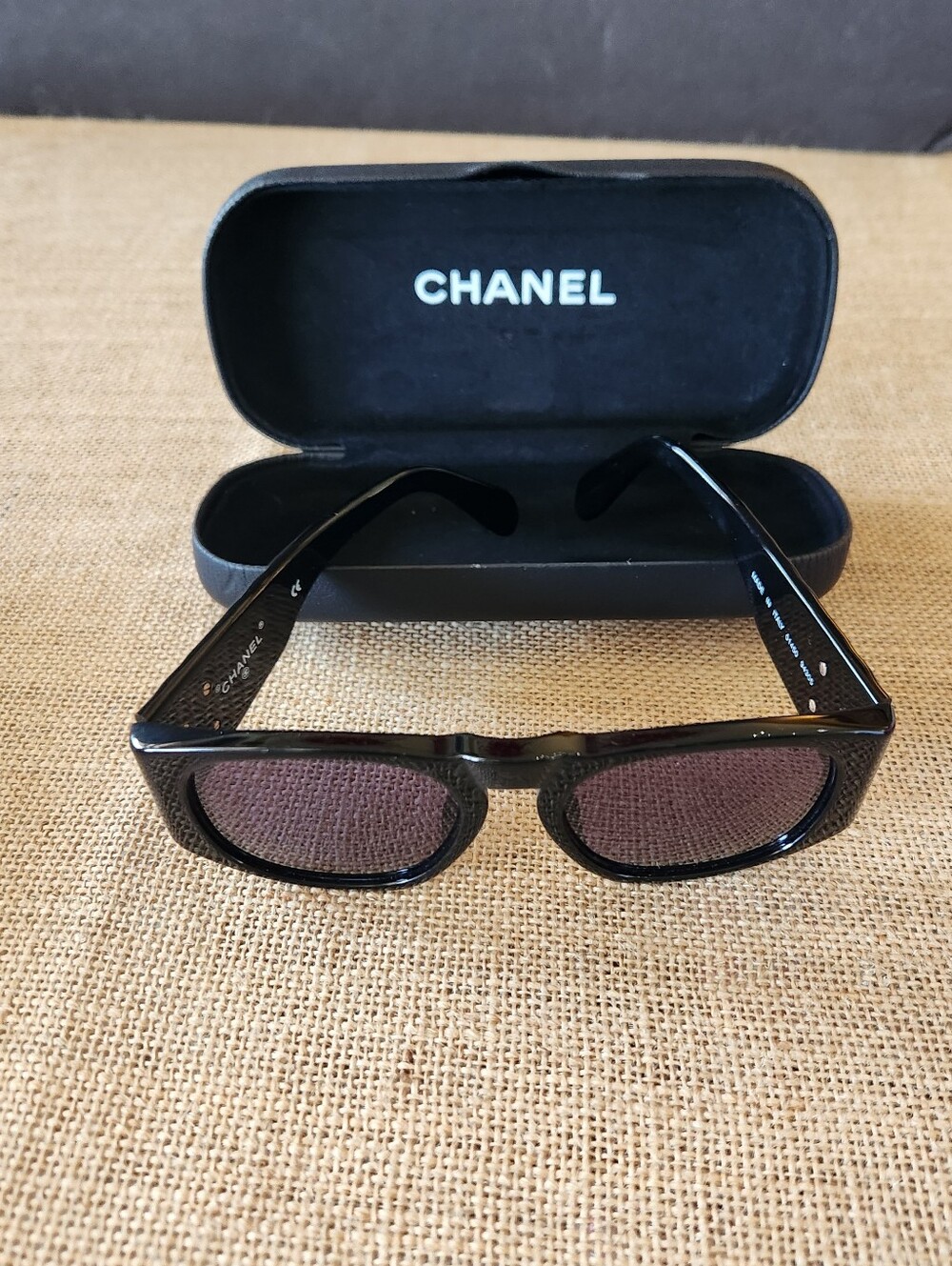 Chanel Sunglasses Black & Goldtone 01450 94305 Re Poshing From Andrews777